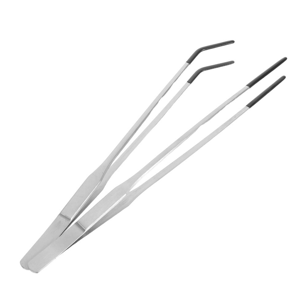 2Pcs Stainless Steel Aquarium  - огляд і ціна Feeding Tong Stainless