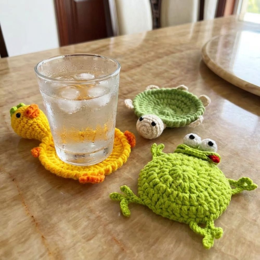 Funny Crochet Turtle Coaster H - огляд і ціна Water Dish Reptile